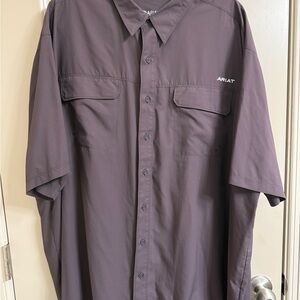 Ariat Brown Shirt with White Detail